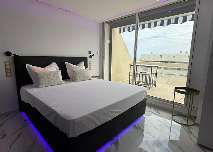 아파트 Studio Luxe Vue Mer Persuasion - Heliopolis D 8 -By Agn - 2 Personnes